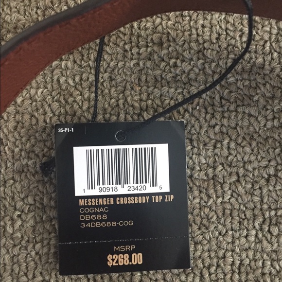 Frye Messenger Crossbody Top Zip Bag NWT - Picture 6 of 10